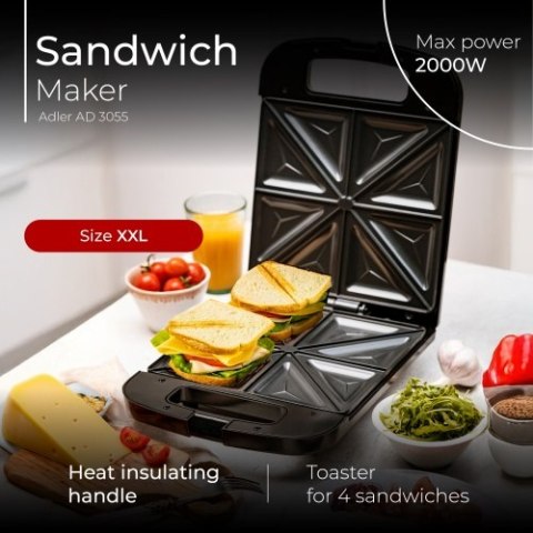 AD 3055 Opiekacz do kanapek