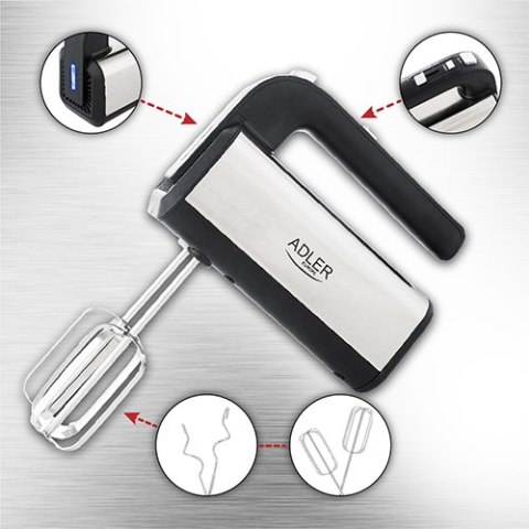 AD 4225 Mikser ręczny inox