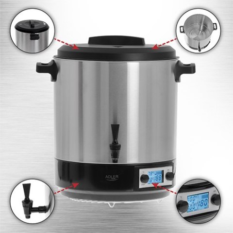 AD 4496 Warnik / elektryczny garnek do pasteryzacji - 28l