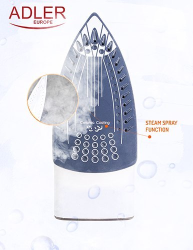 AD 5030 Żelazko ceramiczne 3000 w AD 5030 Żelazko ceramiczne 3000 w