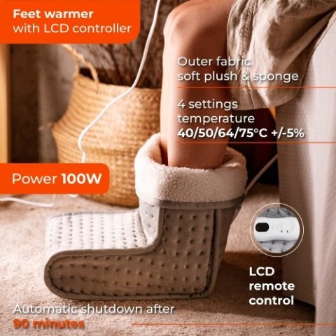 AD 7432 Ogrzewacz stóp elektryczny z lcd pilotem AD 7432 Ogrzewacz stóp elektryczny z lcd pilotem