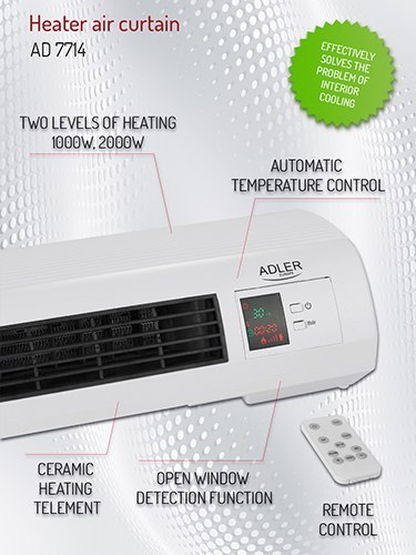 AD 7714 Termowentylator - kurtyna powietrzna AD 7714 Termowentylator - kurtyna powietrzna