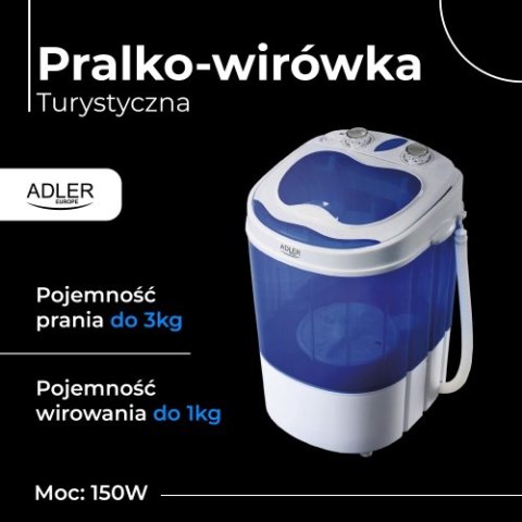 AD 8051 Pralko-wirówka turystyczna AD 8051 Pralko-wirówka turystyczna
