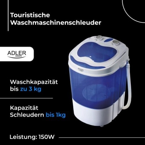 AD 8051 Pralko-wirówka turystyczna AD 8051 Pralko-wirówka turystyczna