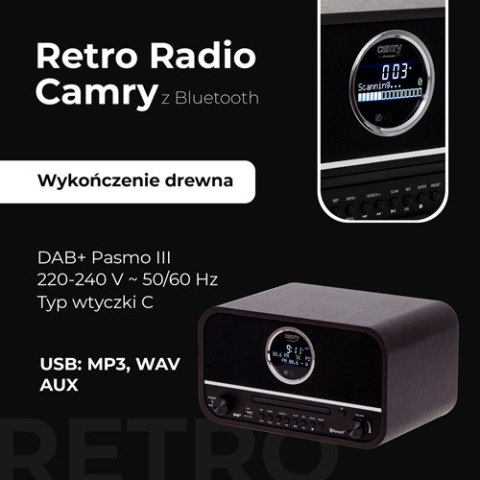 CR 1182 Retro radio z bluetooth CR 1182 Retro radio z bluetooth