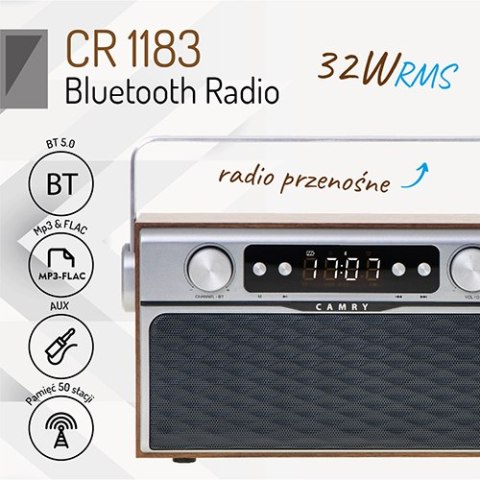 CR 1183 Radio z bluetooth