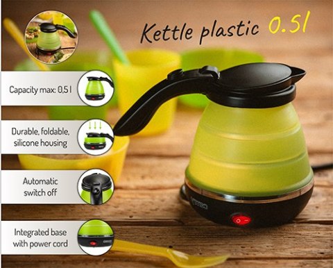 CR 1265 Czajnik silikonowy 0,5 l - turystyczny