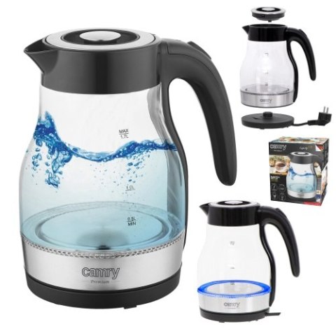 CR 1300 Czajnik szklany 1,7 l