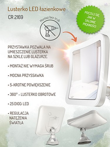 CR 2169 Lusterko led łazienkowe