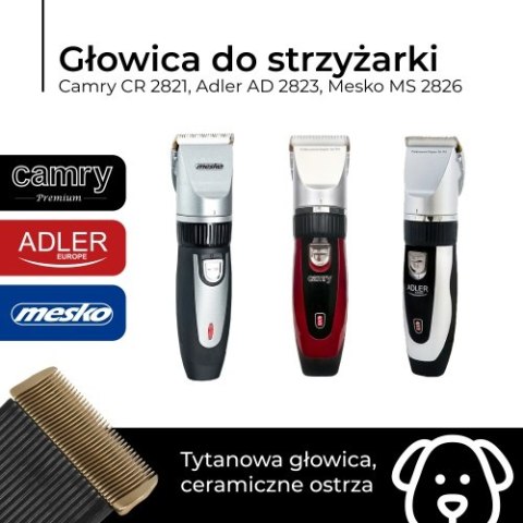 CR 2821.1 Strzyżarka /głowica do camry cr2821,adler ad2823, mesko ms2826