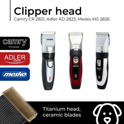 CR 2821.1 Strzyżarka /głowica do camry cr2821,adler ad2823, mesko ms2826