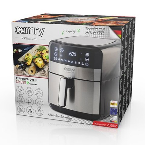 CR 6311 Frytkownica beztłuszczowa - 9 programów 5,0 l - air fryer