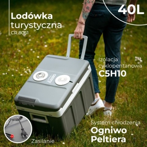 CR 8061 Lodówka turystyczna 40 l | zasilanie ac/dc