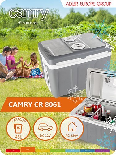 CR 8061 Lodówka turystyczna 40 l | zasilanie ac/dc