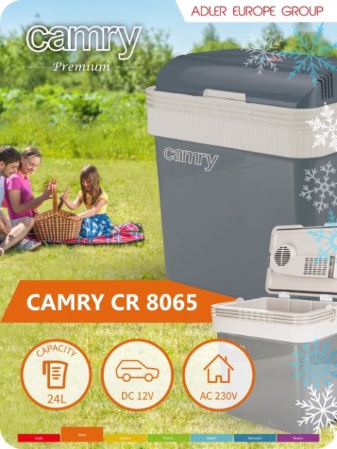 CR 8065 Lodówka turystyczna 21 l | zasilanie ac/dc