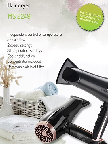 MS 2249 Suszarka 2000w MS 2249 Suszarka 2000w