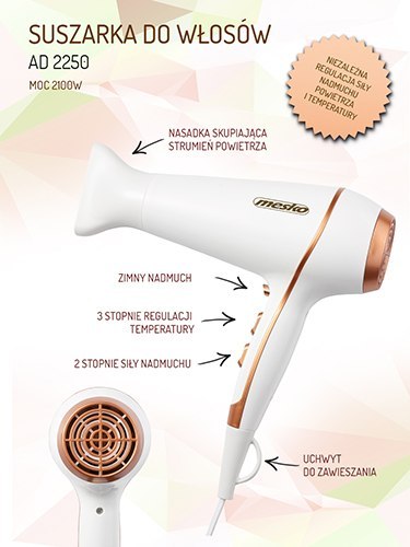 MS 2250 Suszarka 2100w MS 2250 Suszarka 2100w