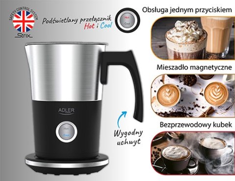 AD 4497 Spieniacz do mleka - spienianie i podgrzewanie AD 4497 Spieniacz do mleka - spienianie i podgrzewanie