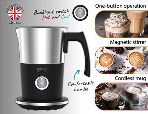 AD 4497 Spieniacz do mleka - spienianie i podgrzewanie AD 4497 Spieniacz do mleka - spienianie i podgrzewanie