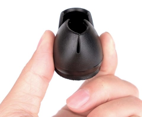 AG562G Nakładki nogi 16szt 12-16mm czarne