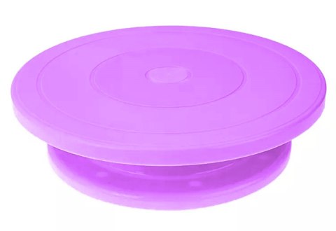 AG649F Patera obrot. do dekoracji purple