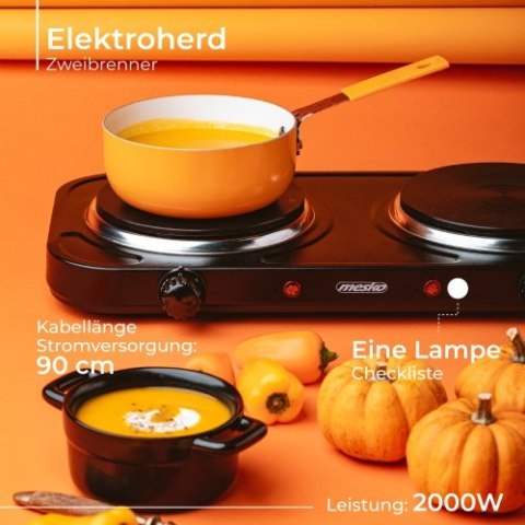 MS 6509 Kuchenka elekt. dwupalnikowa MS 6509 Kuchenka elekt. dwupalnikowa