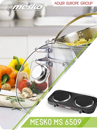 MS 6509 Kuchenka elekt. dwupalnikowa MS 6509 Kuchenka elekt. dwupalnikowa