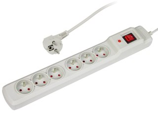 98-406# Filtr sieciowy 1,5m m6 szary