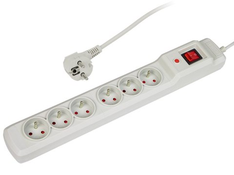 98-406# Filtr sieciowy 1,5m m6 szary