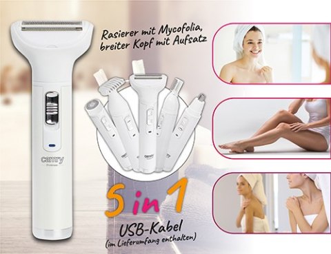 CR 2935 Golarka foliowa z trymerem - zestaw wielofunkcyjny do ciała