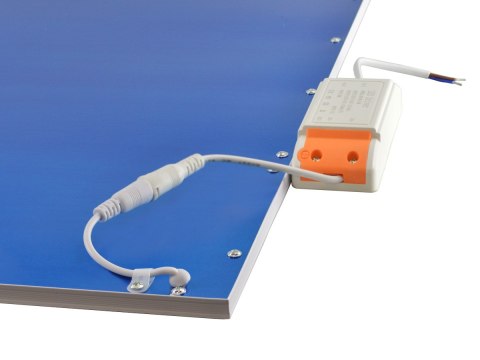 Panel led sufitowy 120x30 60w lampa slim kaseton 6000k zimny+ ramka natynkowa czarna