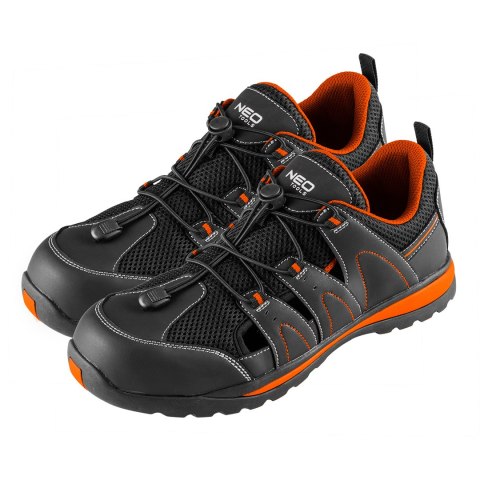 Sandały robocze S1 SRA, kompozytowy podnosek, rozmiar 45 Sandały robocze S1 SRA, kompozytowy podnosek, rozmiar 45