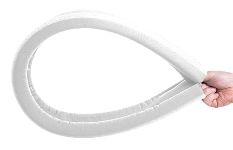 AG706D Uszczelka pod drzwi biała