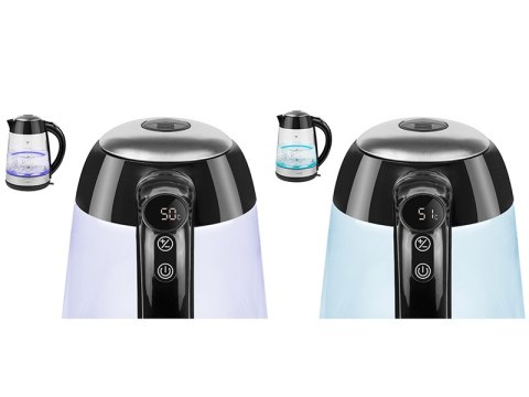 Czajnik z regulacją temperatury LAFE LumiGlass