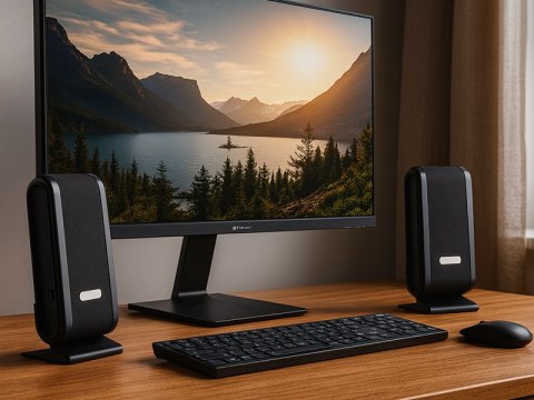 Głośniki TRACER 2.0 Quanto BLACK USB