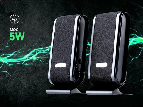 Głośniki TRACER 2.0 Quanto BLACK USB