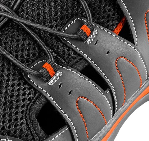 Sandały robocze S1 SRA, kompozytowy podnosek, rozmiar 46 Sandały robocze S1 SRA, kompozytowy podnosek, rozmiar 46