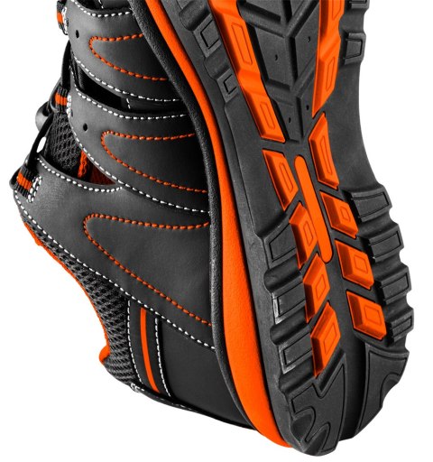 Sandały robocze S1 SRA, kompozytowy podnosek, rozmiar 47 Sandały robocze S1 SRA, kompozytowy podnosek, rozmiar 47