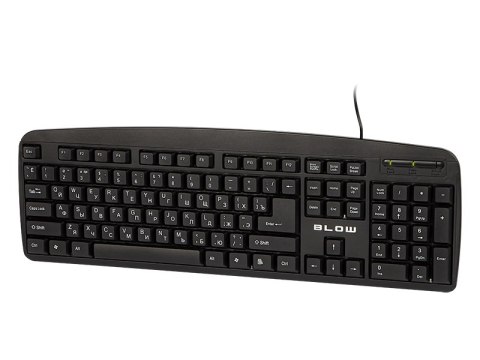 84-208# Klawiatura ukraińska rosyjska blow kp-104 usb pl cyrylica 84-208# Klawiatura ukraińska rosyjska blow kp-104 usb pl cyrylica