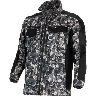 Bluza z odpinanymi rękawami szaro-czarna, "l", ce, lahti