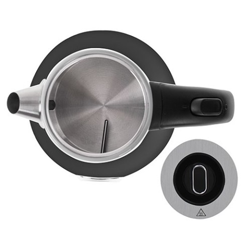 CR 1344 black Czajnik metalowy z termometrem 1,7l