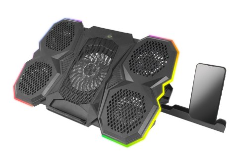 EGC107 Esperanza podstawka chłodząca gaming pod notebook led rgb breva