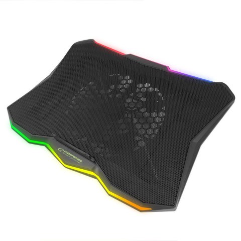 EGC110 Esperanza podstawka chłodząca gaming pod notebook led rgb xalok EGC110 Esperanza podstawka chłodząca gaming pod notebook led rgb xalok