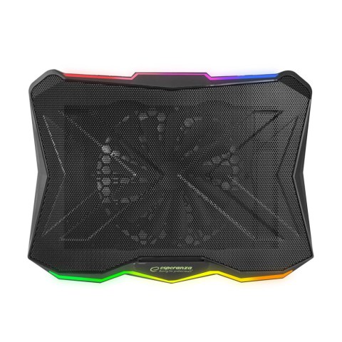 EGC110 Esperanza podstawka chłodząca gaming pod notebook led rgb xalok EGC110 Esperanza podstawka chłodząca gaming pod notebook led rgb xalok