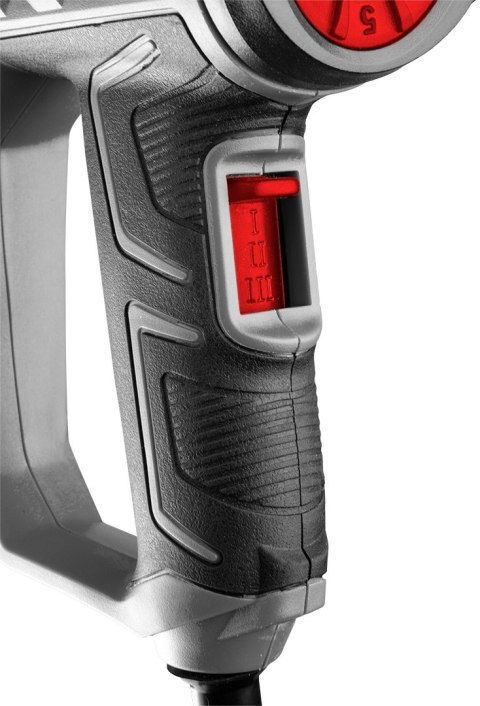 Opalarka 2000W, zakres temperatur:I: 50°C, II: 50-550°C, III: 50-550°C, walizka Opalarka 2000W, zakres temperatur:I: 50°C, II: 50-550°C, III: 50-550°C, walizka