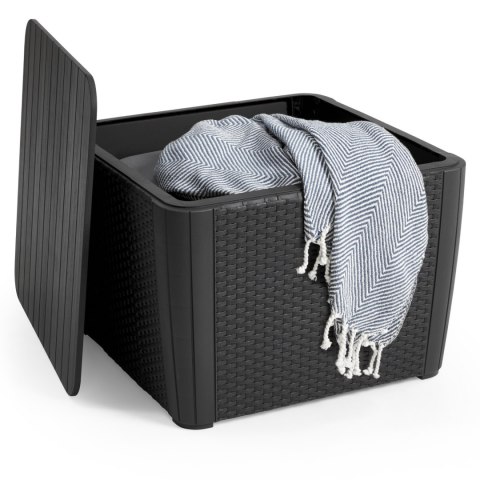 Stół ze schowkiem Keter Allibert Luzon Plus graf Stół ze schowkiem Keter Allibert Luzon Plus graf