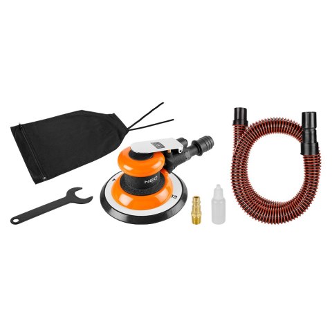 Szlifierka mimośrodowa pneumatyczna 150 mm, podciśnieniowe odsysanie pyłu Szlifierka mimośrodowa pneumatyczna 150 mm, podciśnieniowe odsysanie pyłu