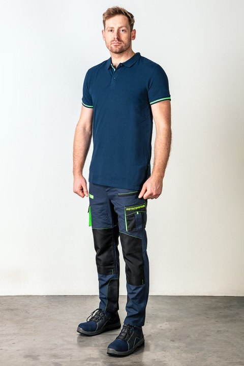 Koszulka polo Motosynteza, 100% bawełna pique, rozmiar XL