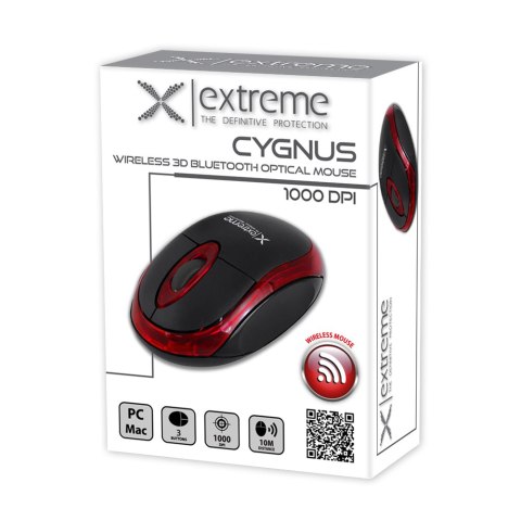 XM106R Extreme mysz bezprz. bluetooth 3d opt. cyngus czerwona XM106R Extreme mysz bezprz. bluetooth 3d opt. cyngus czerwona