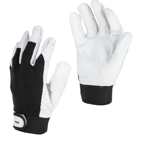 Rękawice ze skóry koz. czarne l273009p, karta, "9", ce,lahti Rękawice ze skóry koz. czarne l273009p, karta, "9", ce,lahti